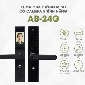 Khoá cửa thông minh có camera 5 tính năng AB-24G HomeDash