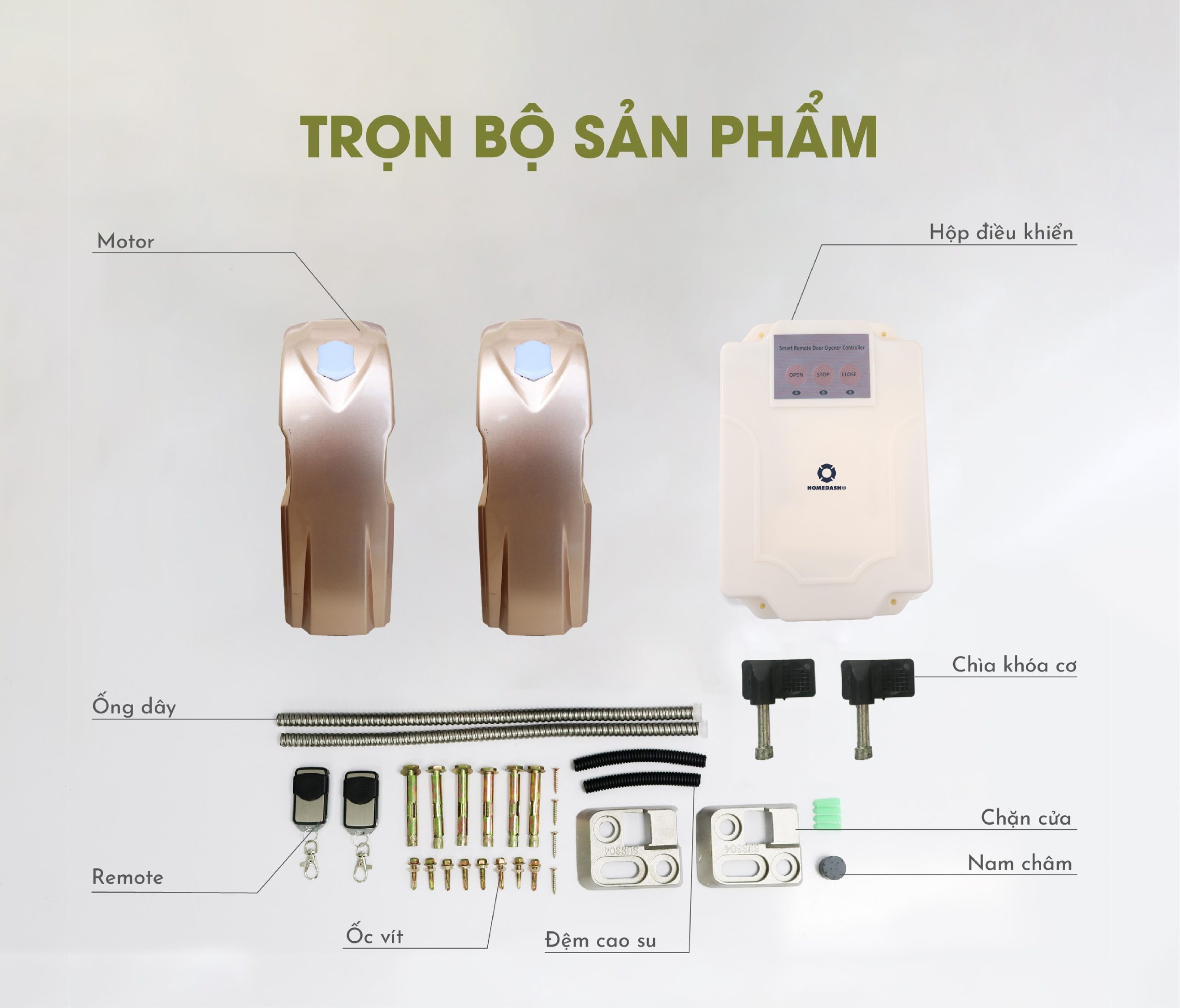 Thiết bị điều khiển cửa từ xa cho cửa 2 cánh AD-502 HomeDash - Image 3