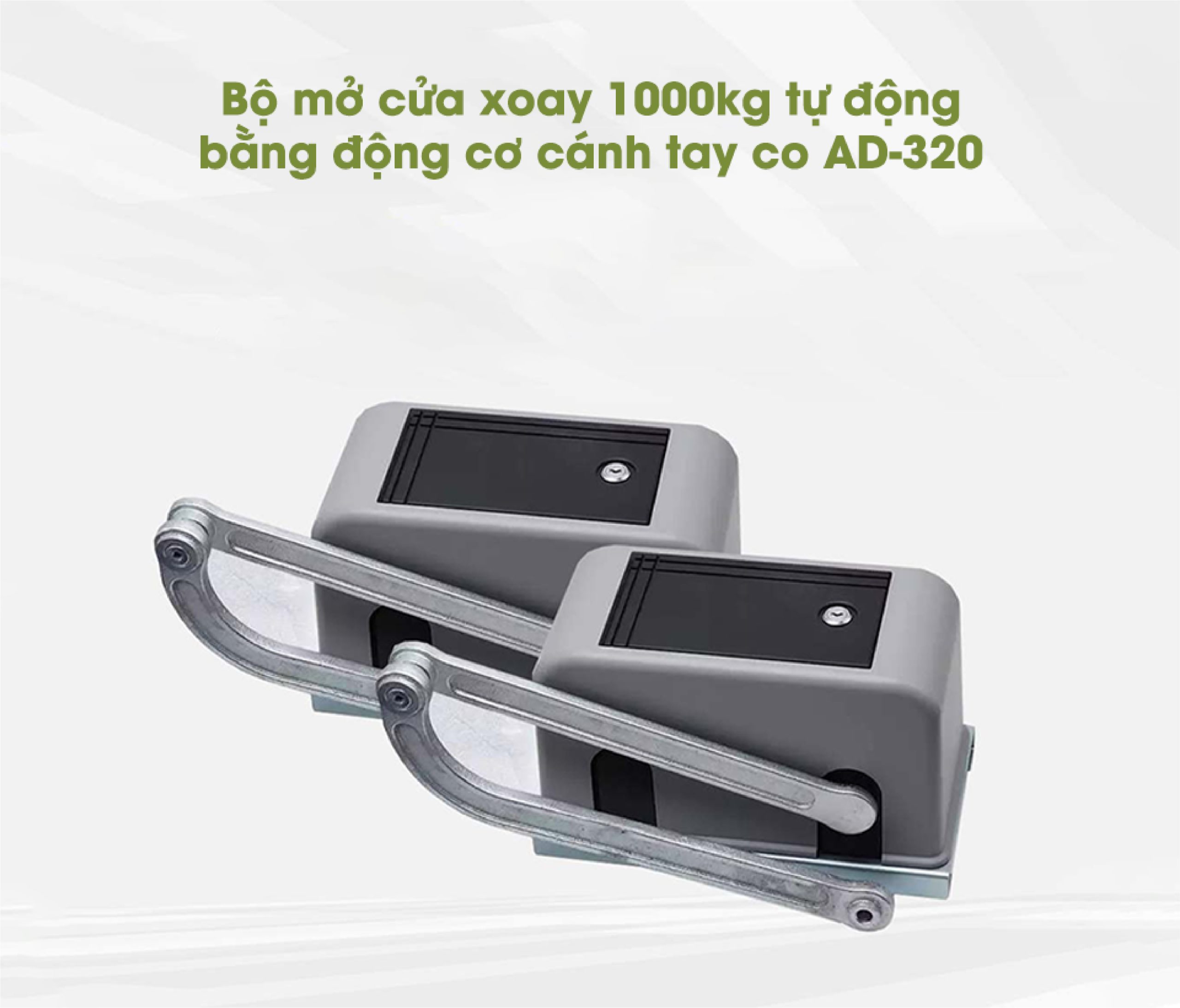 Bộ Điều Khiển Cửa Xoay 1000kg Tự Động Bằng Động Cơ Cánh Tay Co AD-320 - Image 2