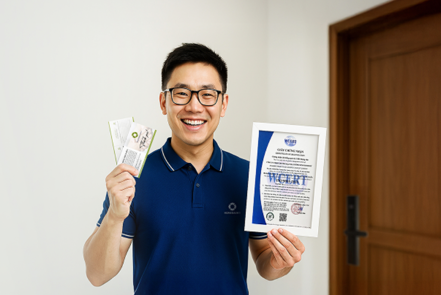 Chứng nhận đạt chuẩn ISO