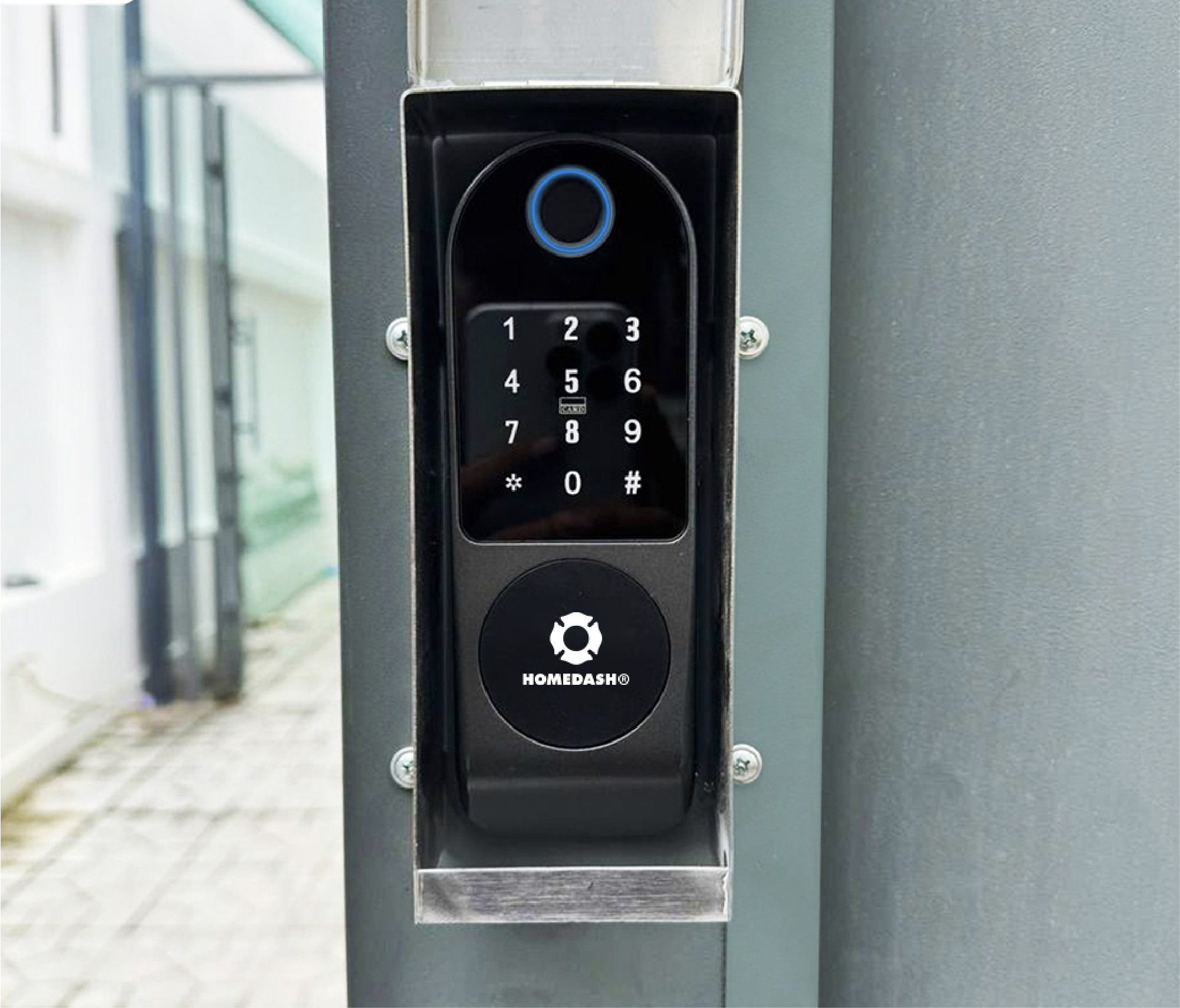 Khóa Cổng Vân Tay AB-18E Điều Khiển Qua App - Image 3