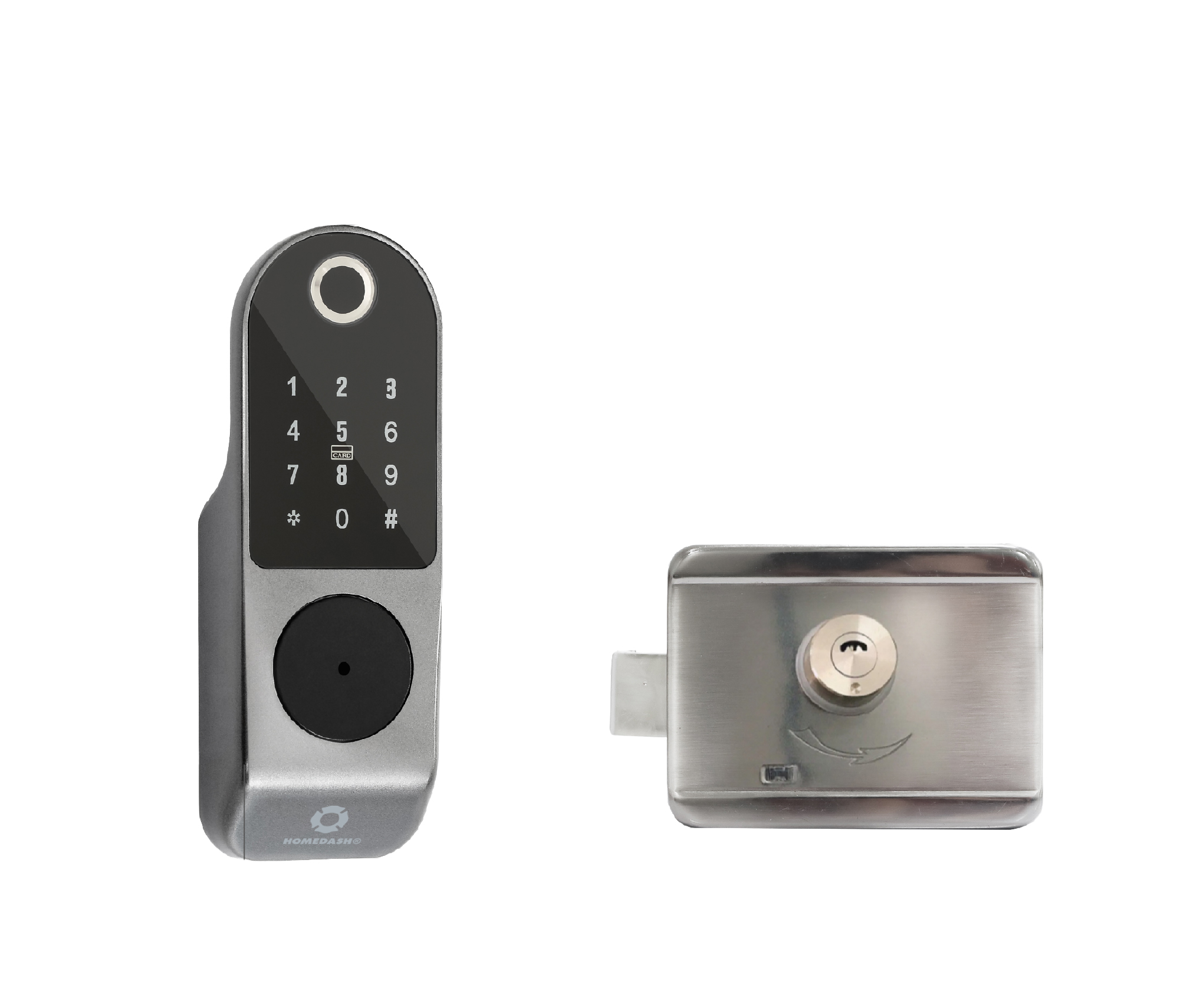 Khóa Cửa Cổng 2 Chiều Vân Tay AB-18G - Image 3
