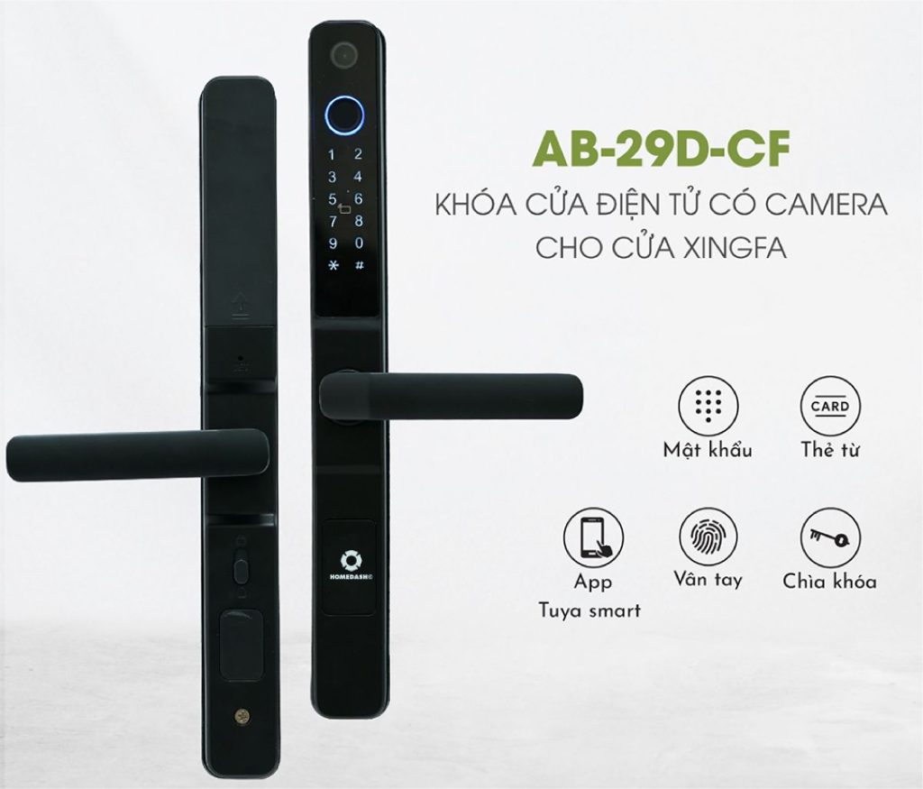 Quản lý khóa AB-29D-CF qua app Tuya Smart