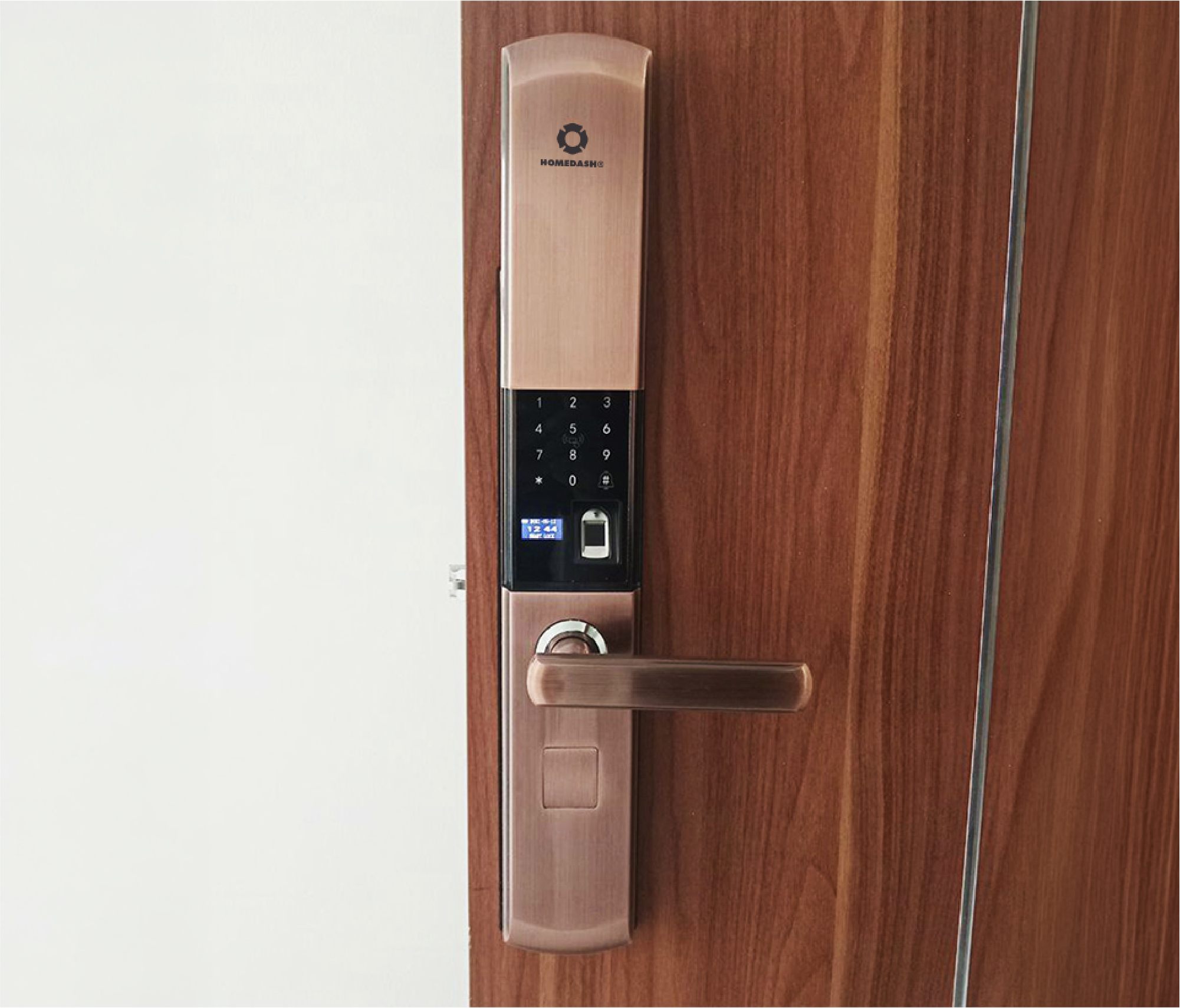 HomeDash AB-07 phù hợp với dòng cửa gỗ đố dày