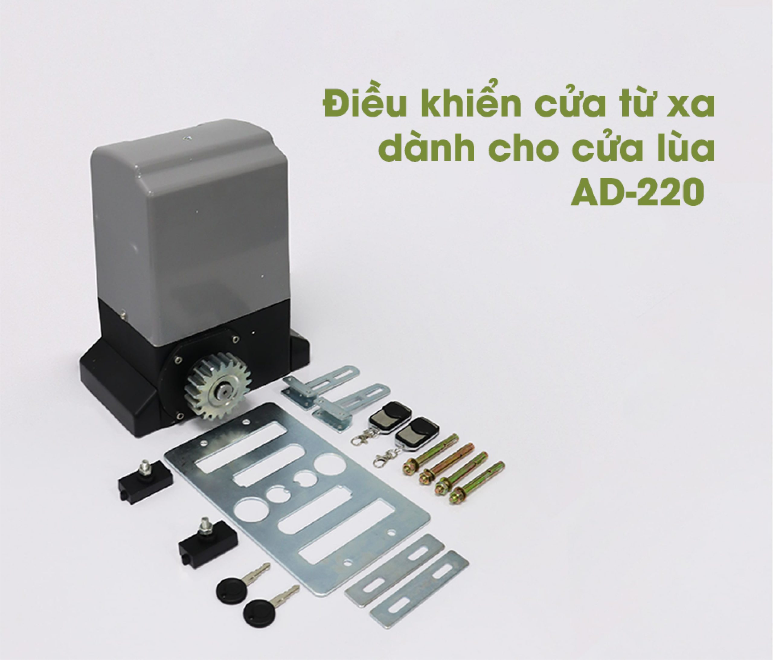 Remote điều khiển từ xa motor cổng lùa AD-220 tần số 433,92 MHz